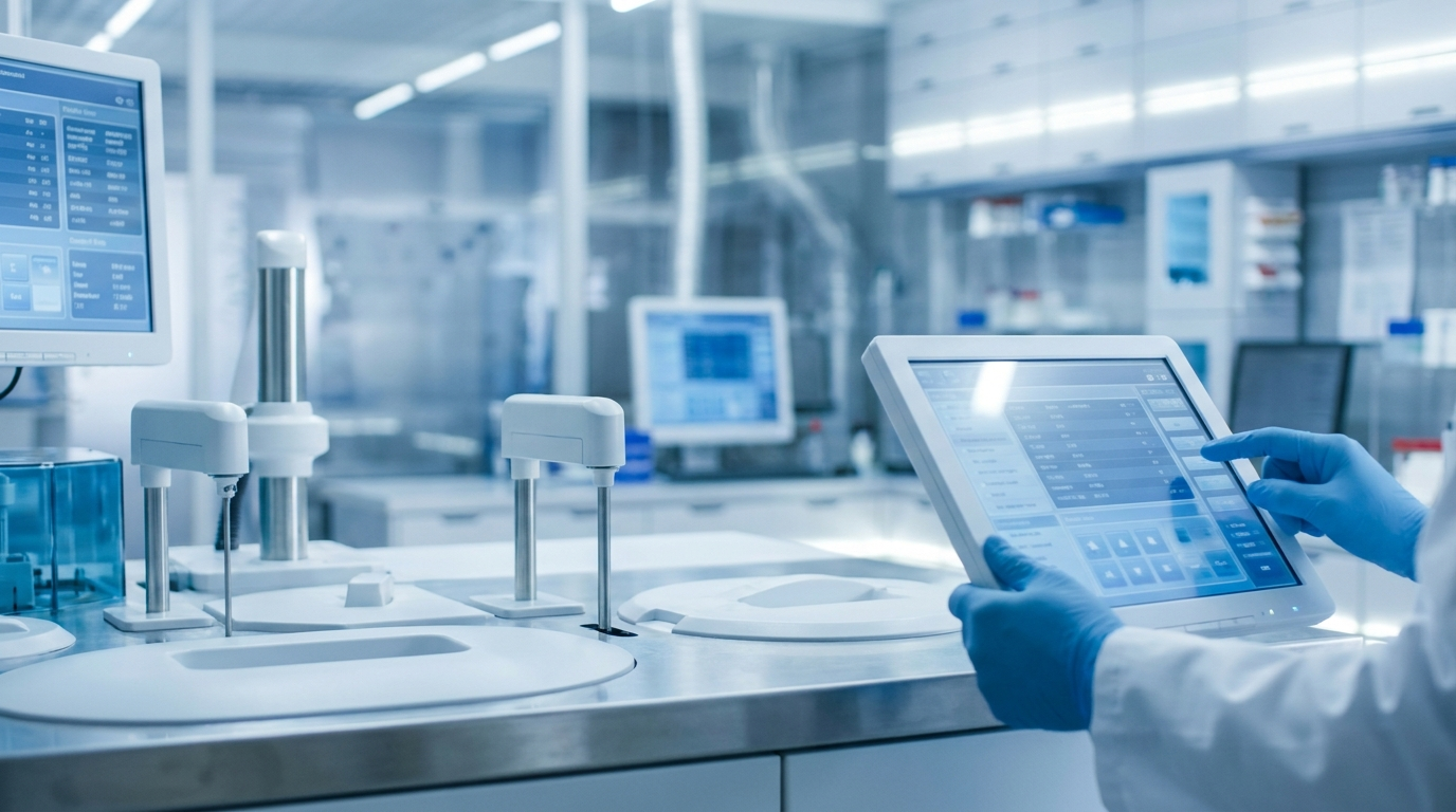 Laboratory specialist ensuring diagnostic quality standards